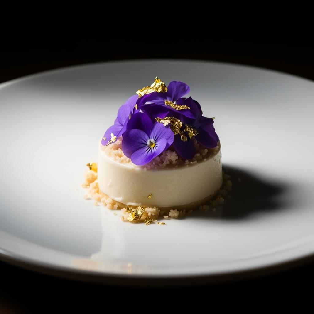 Dessert violet